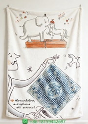 Hermes Throw Blankets